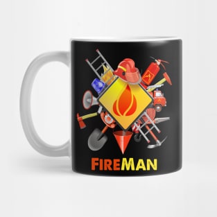 Fire safety Firefighter Fire Extinguishers fireman Mug